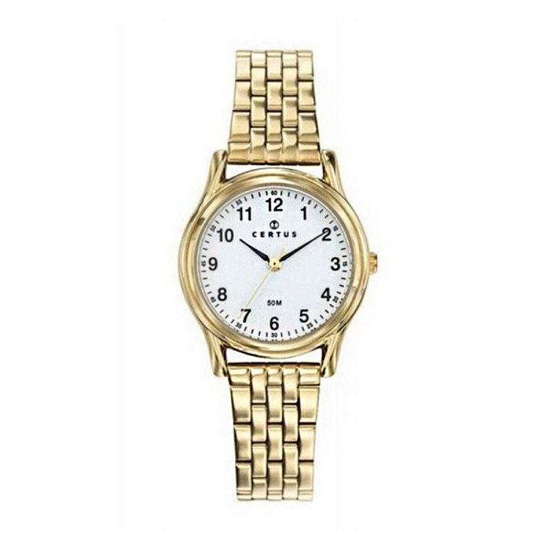 Montre analogique Certus bracelet acier doré