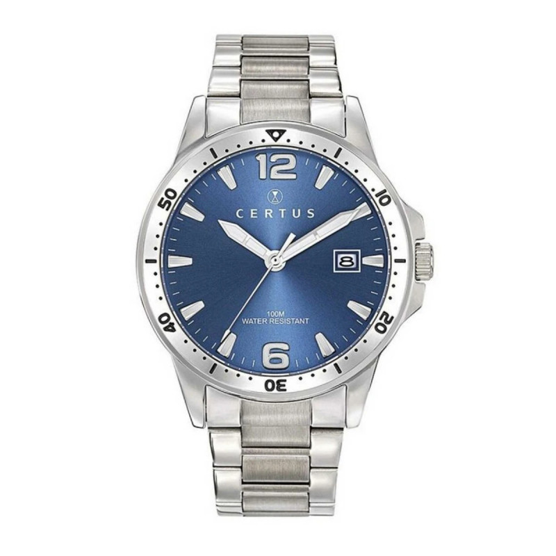 Montre analogique Certus bracelet acier argenté