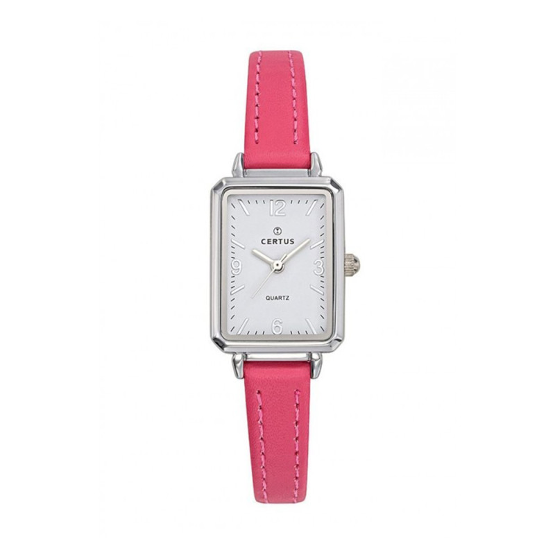 Montre analogique Certus bracelet cuir rose