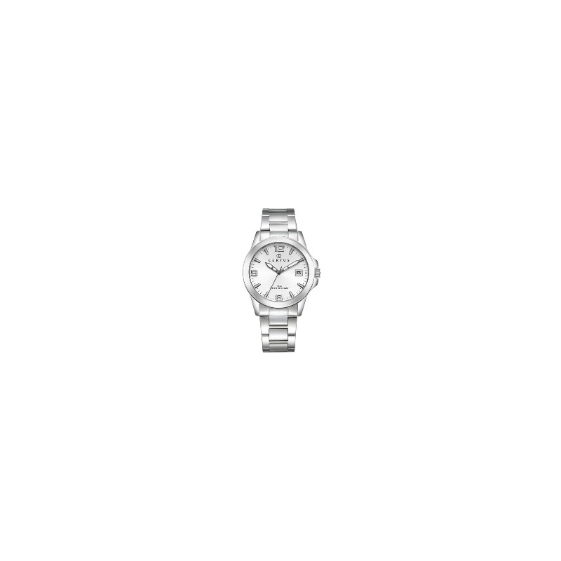 Montre analogique Certus brcelet acier argenté