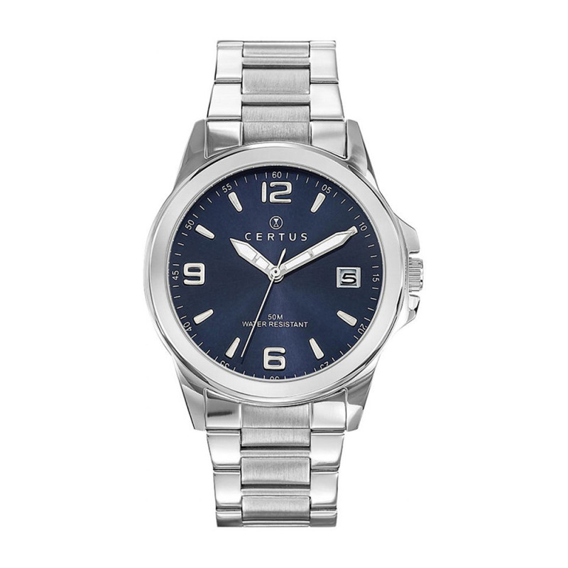 Montre analogique Certus bracelet acier argenté