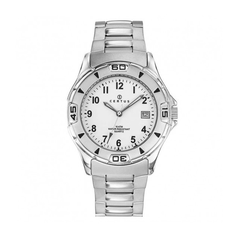 Montre analogique Certus bracelet acier argenté