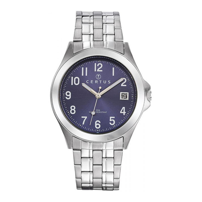 Montre analogique Certus bracelet acier argenté