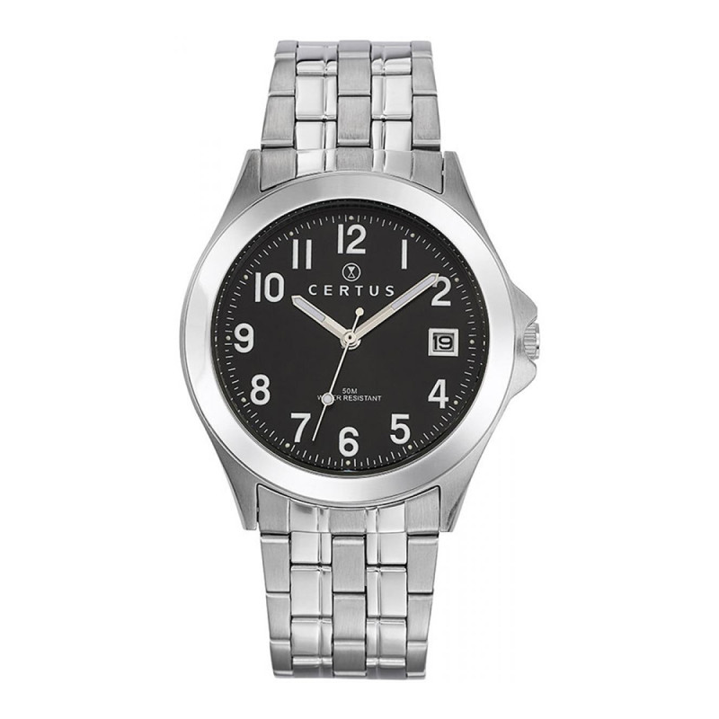Montre analogique Certus bracelet acier argenté