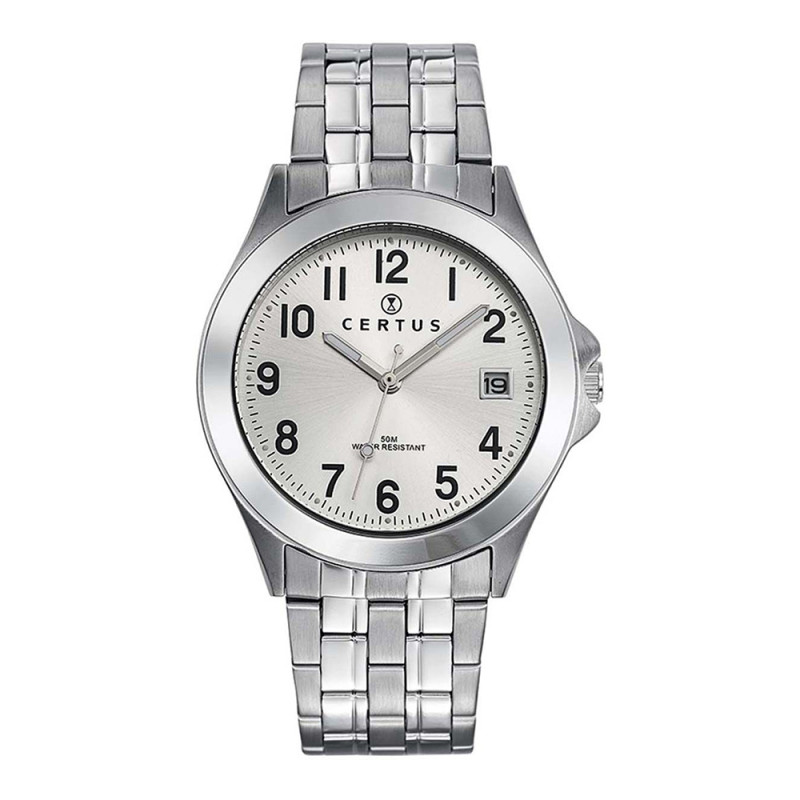 Montre analogique Certus bracelet acier argenté