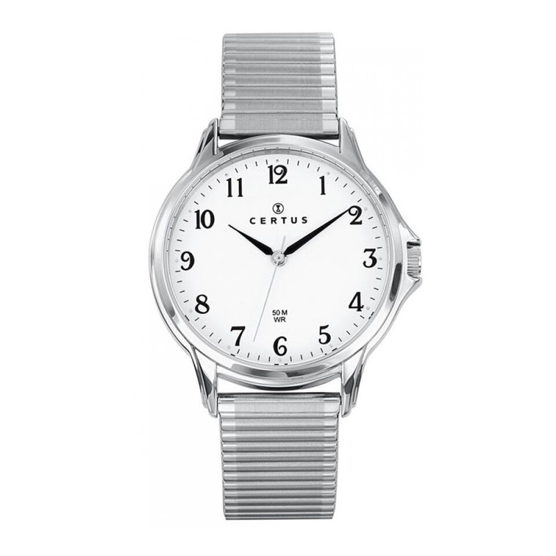 Montre analogique Certus bracelet acier argenté