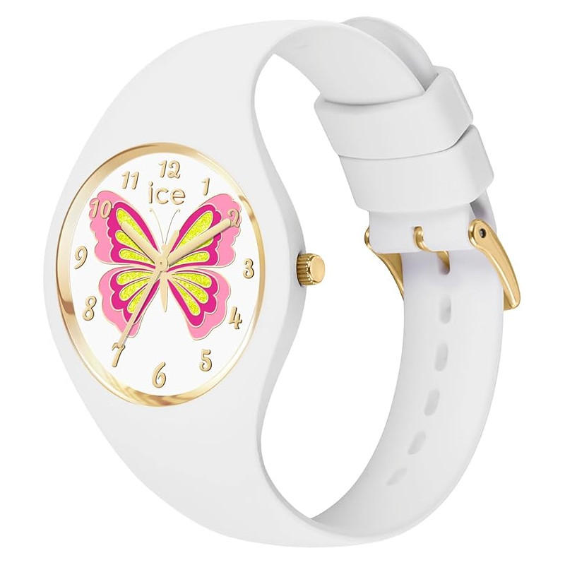 Montre Analogique Ice Watch Collection Ice Fantasia Bracelet Silicone Blanc