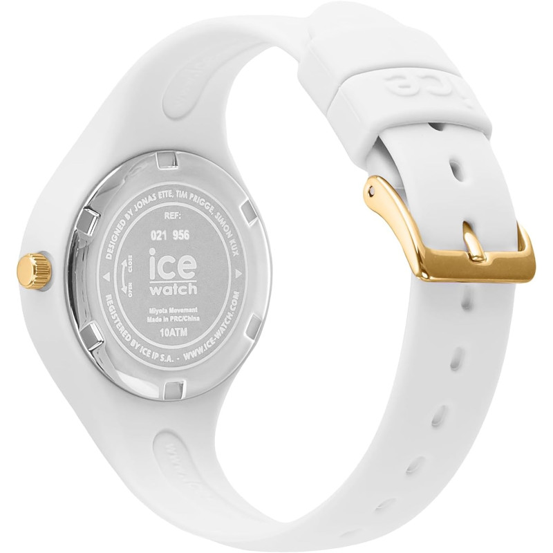 Montre Analogique Ice Watch Collection Ice Fantasia Bracelet Silicone Blanc