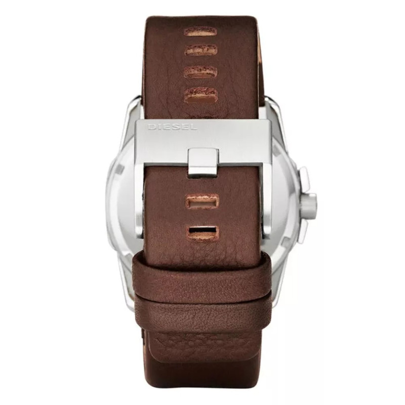 Montre analogique Diesel Master Chief bracelet cuir marron
