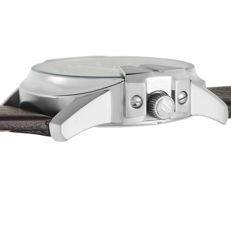 Montre analogique Diesel Master Chief bracelet cuir marron