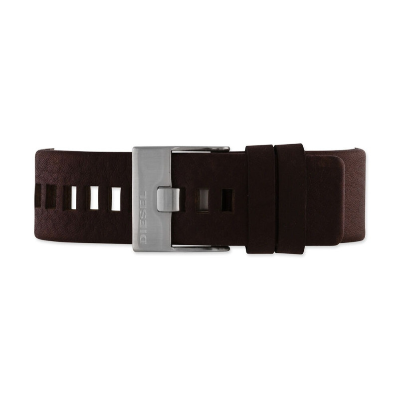 Montre analogique Diesel Master Chief bracelet cuir marron