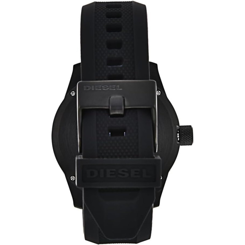 Montre analogique Diesel collection Rasp bracelet silicone noir