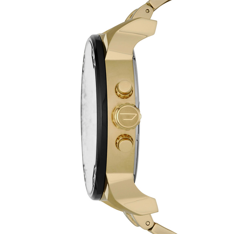 Montre analogique Diesel collection Mr.Daddy bracelet acier doré
