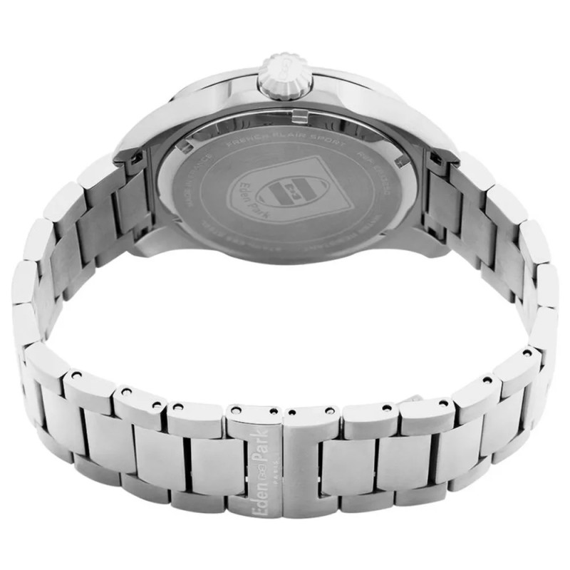 Montre analogique Eden Park collection French Flair Sport bracelet acier argenté