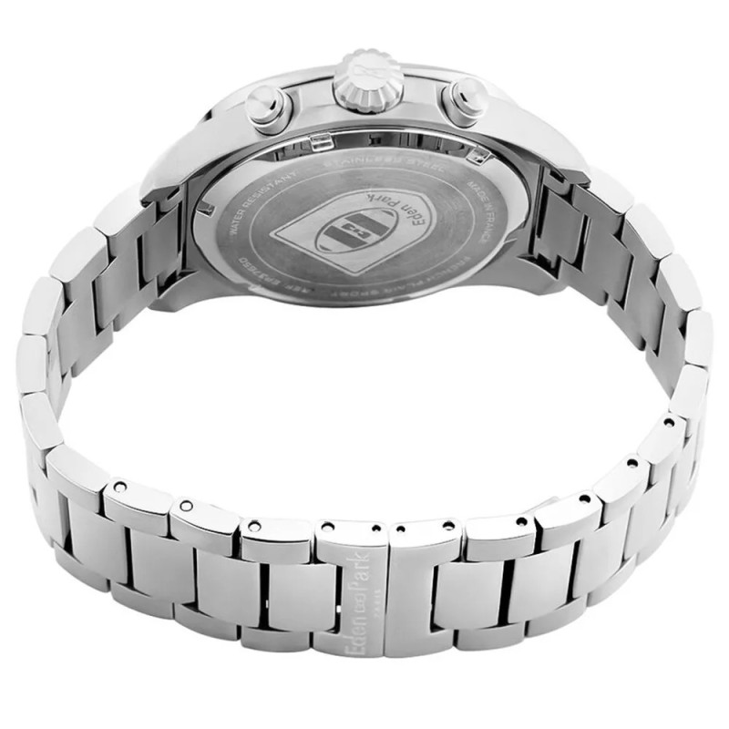 Montre analogique Eden Park collection French Flair Sport bracelet acier argenté