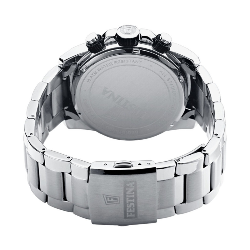 Montre analogique Festina bracelet acier argenté