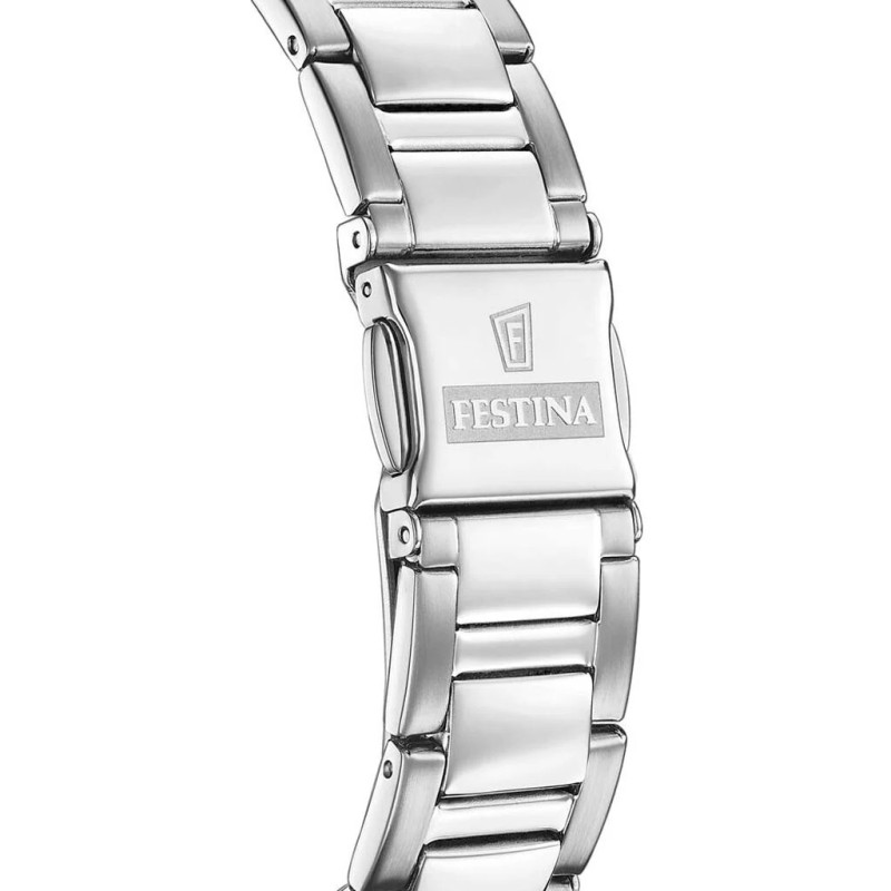 Montre analogique Festina collection Boyfriend bracelet acier argenté