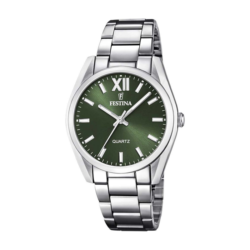 Montre analogique Festina collection Boyfriend bracelet acier argenté