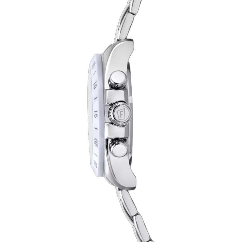 Montre analogique Festina collection Ceramic bracelet acier argenté
