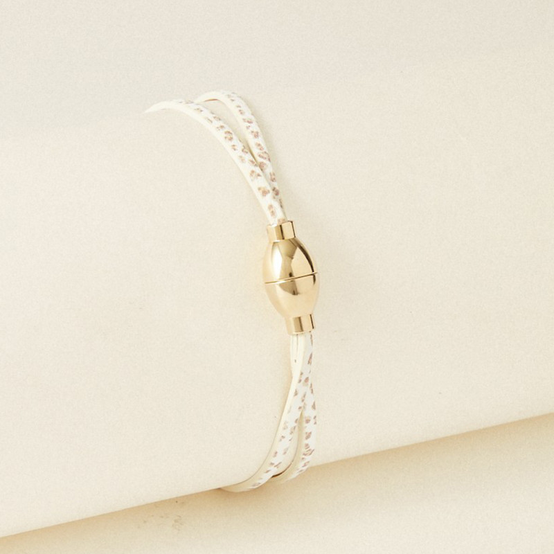 Bracelet Flowers for Zoé collection Béa argent doré