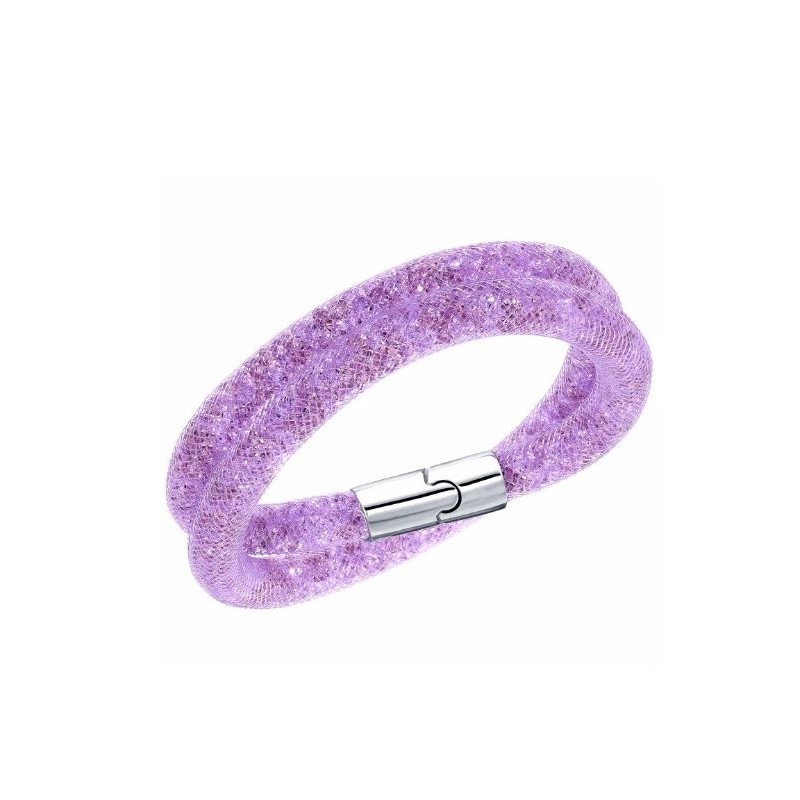 Bracelet Swarovski Stardust Mauve double Bracelet 5140103