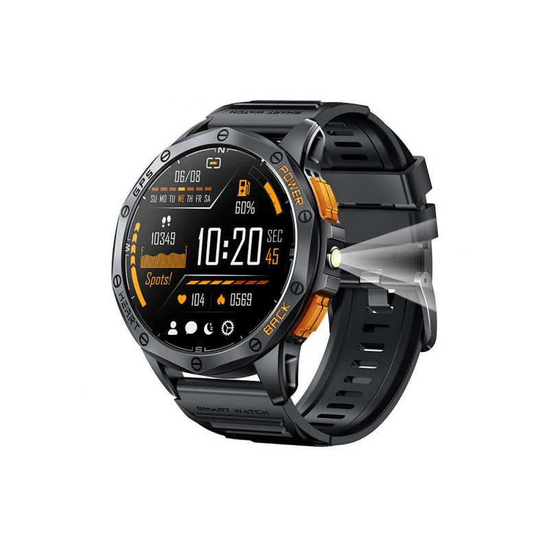 Montre Connectée Smarty GPS Motion Trail bracelet Silicone noir