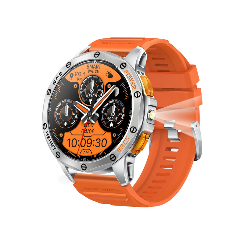 Montre Connectée Smarty GPS Motion Trail bracelet Silicone orange