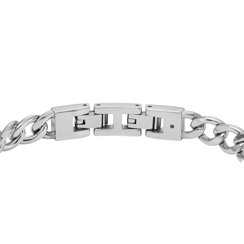 Bracelet Fossil collection Machine Knurled Texture avec plaque en acier