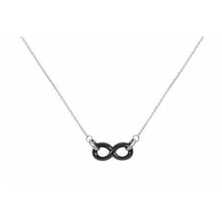 Collier Amporelle Infini acier et céramique