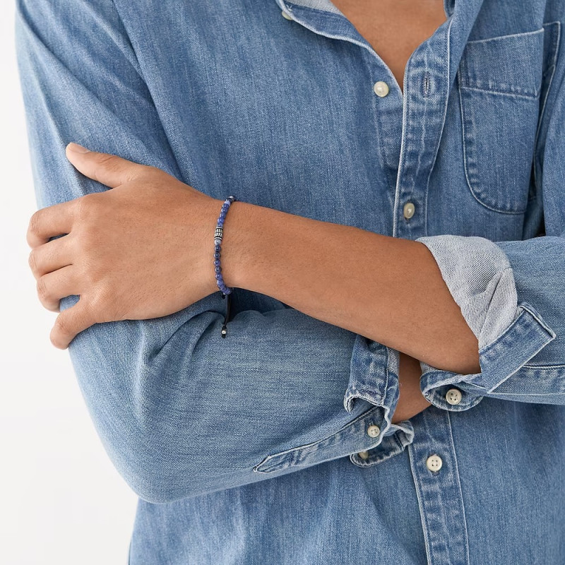 Bracelet Fossil collection Everett acier argenté