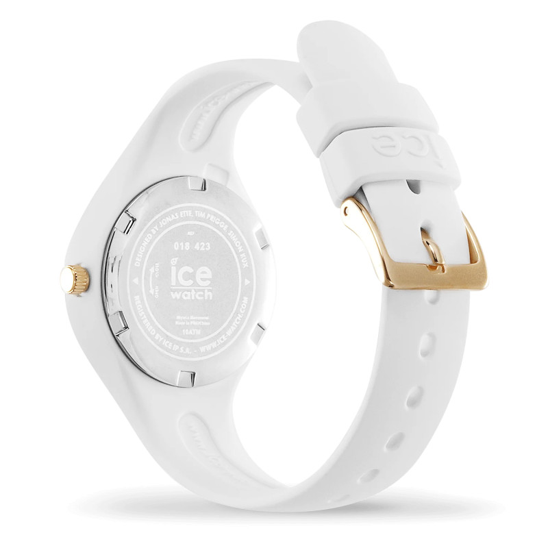 Montre Analogique Ice Watch Collection Ice Fantasia Bracelet Silicone Blanc