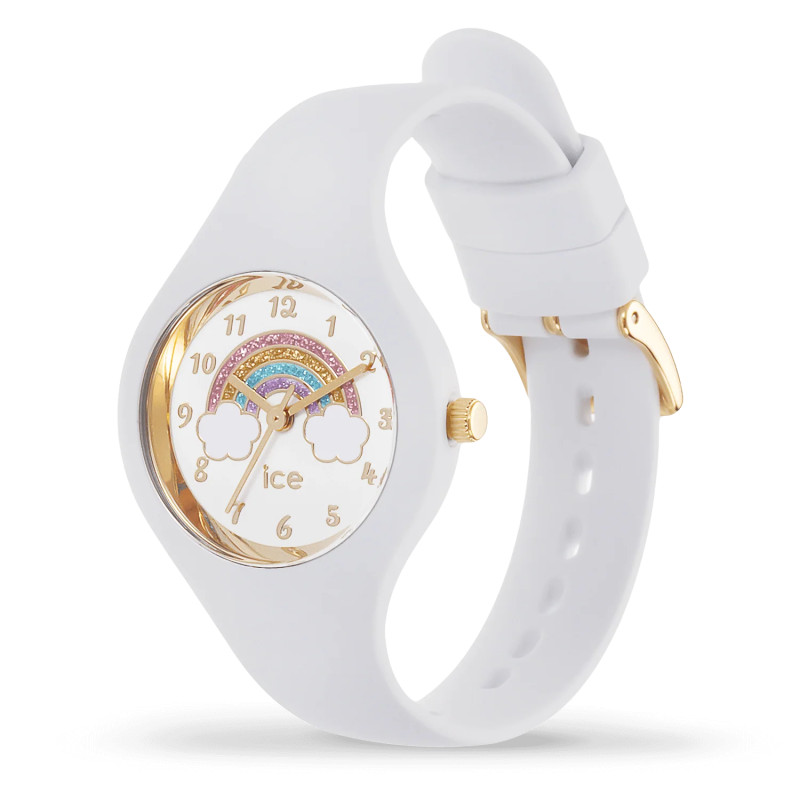 Montre Analogique Ice Watch Collection Ice Fantasia Bracelet Silicone Blanc