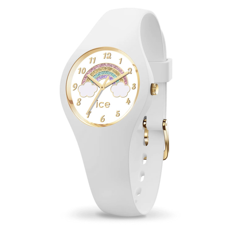 Montre Analogique Ice Watch Collection Ice Fantasia Bracelet Silicone Blanc