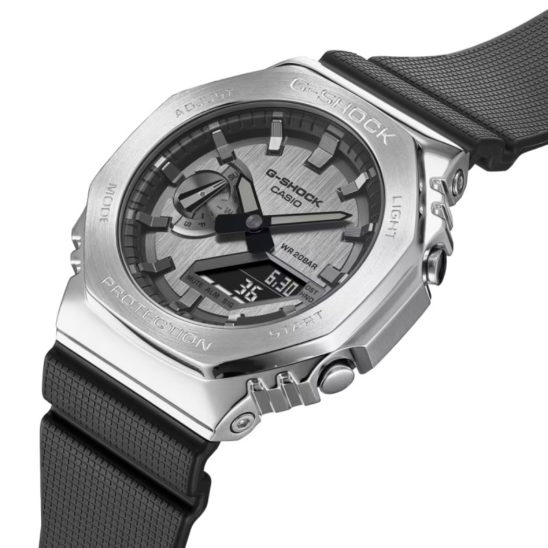 Montre Analogique Numérique Casio GM-2100 G-Shock GM-2100-1A Bracelet Résine Noir
