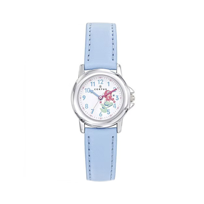 Montre analogique Certus Junior bracelet cuir bleu