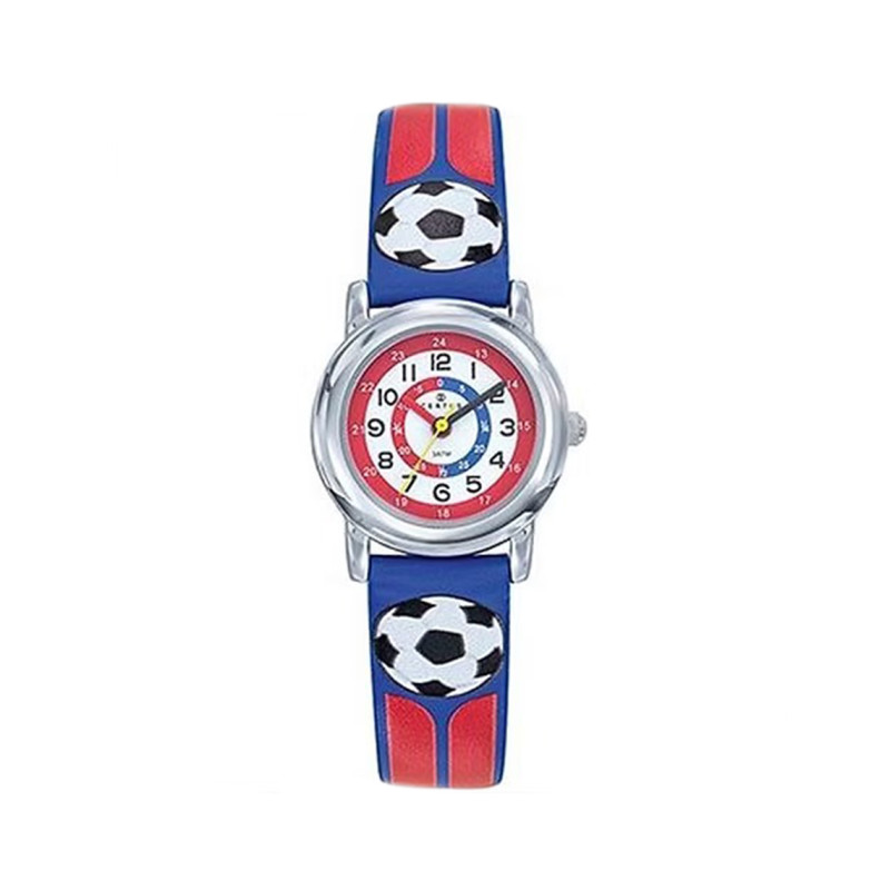 Montre analogique Certus Junior foot bracelet cuir bleu