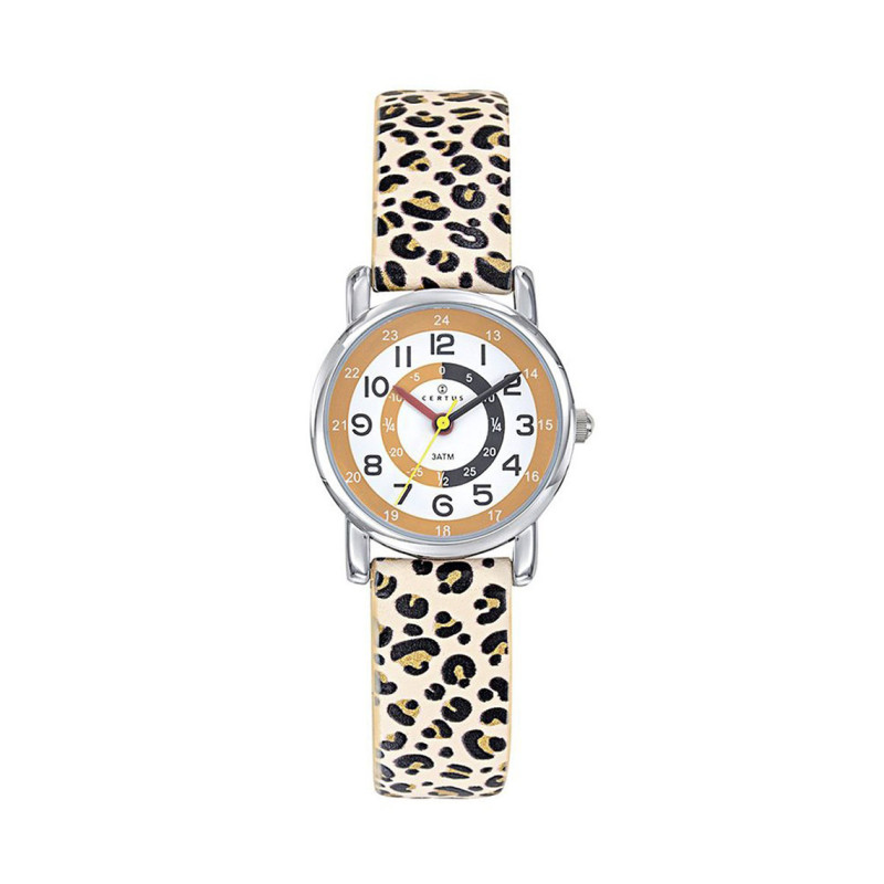 Montre analogique Certus Junior bracelet synthétique beige