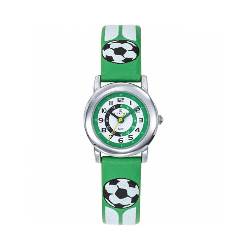 Montre Certus Junior foot bracelet cuir vert