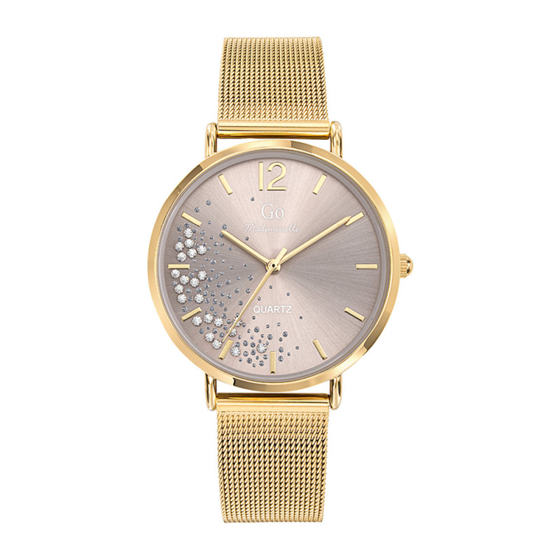 Montre Analogique Go Girl Only Bracelet Métal Doré