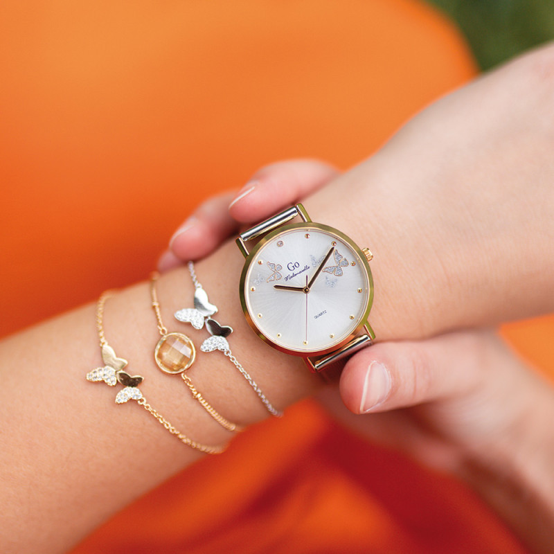 Montre Analogique Go Girl Only Bracelet Métal Argent