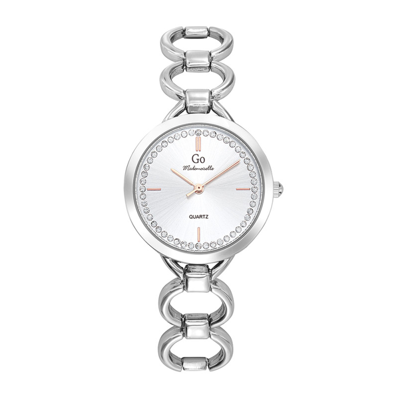 Montre Analogique Go Girl Only Bracelet Métal Argent
