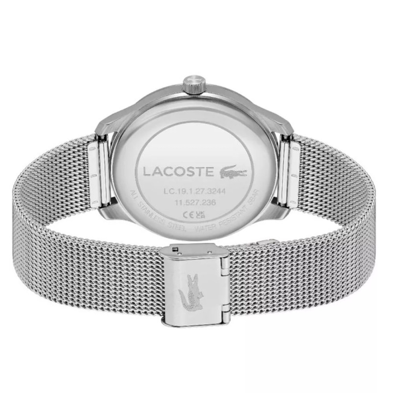 Montre Analogique Lacoste collection Lisbon bracelet acier argenté