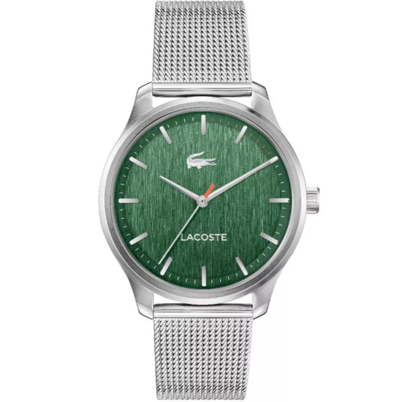 Montre Analogique Lacoste collection Lisbon bracelet acier argenté