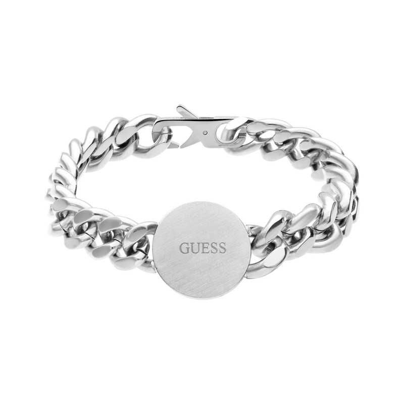 Bracelet GUESS collection LION KING acier argenté