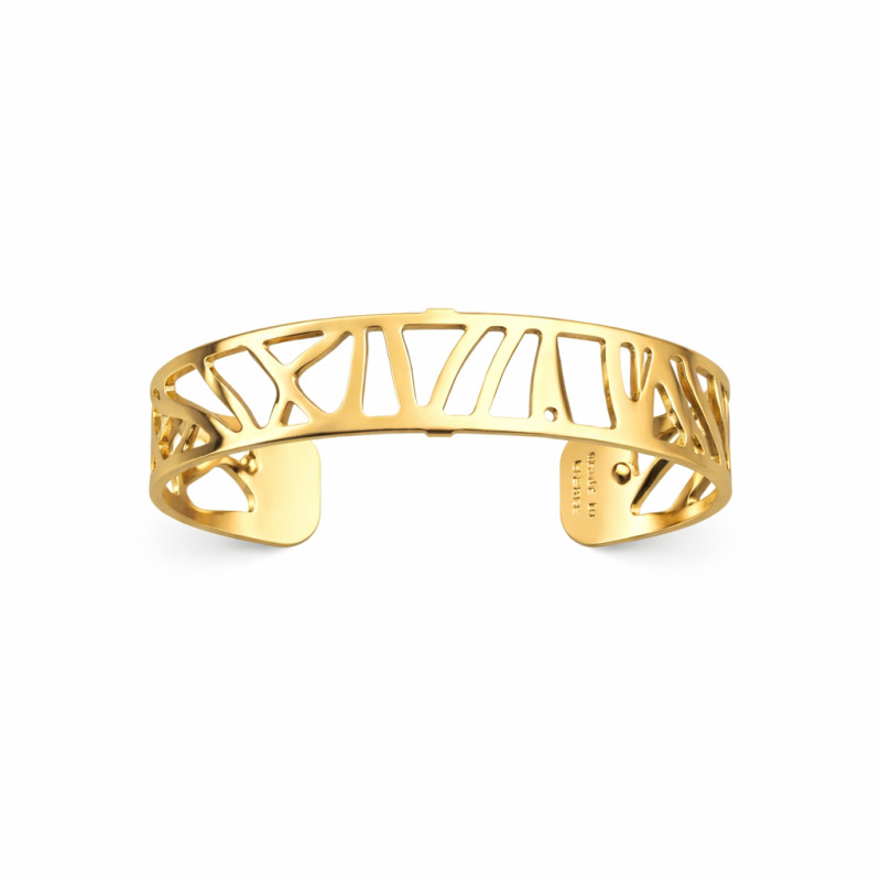 MANCHETTE LES GEORGETTES PERROQUET LAITON DORÉ 14MM