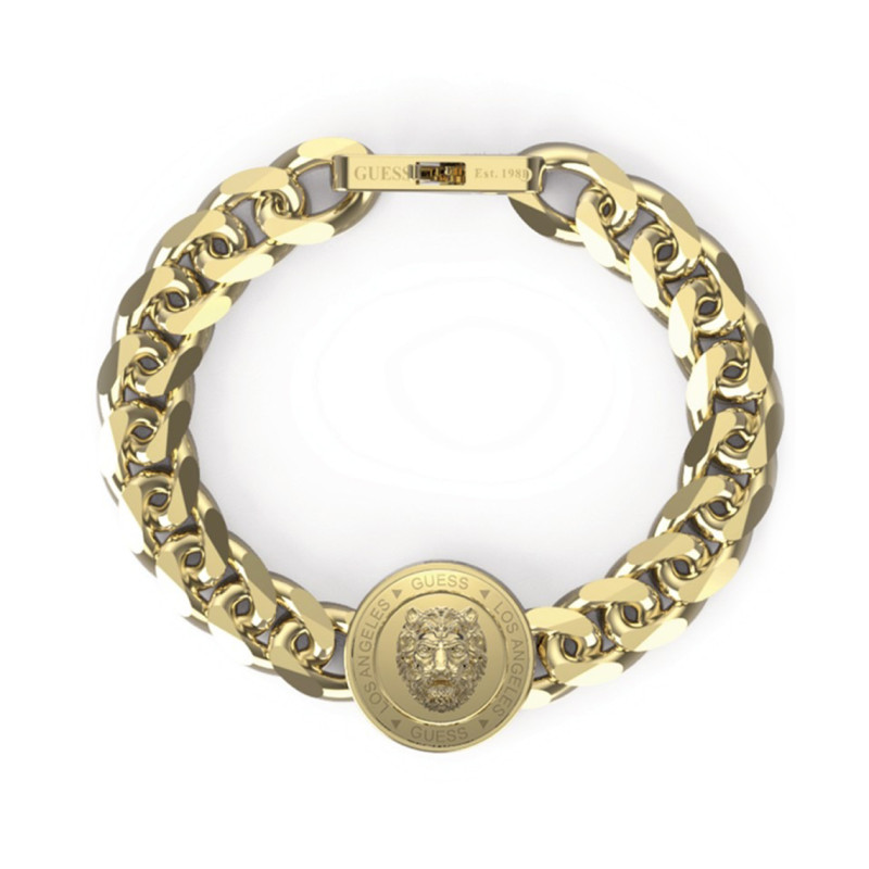Bracelet Guess collection Lion King Acier doré