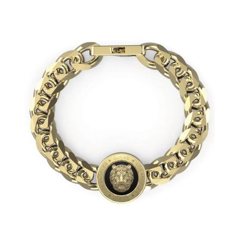 Bracelet GUESS collection LION KING acier doré