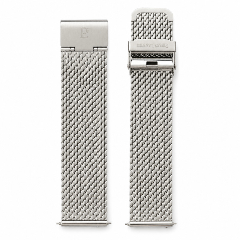 BRACELET MONTRE PIERRE LANNIER ACIER ARGENTE