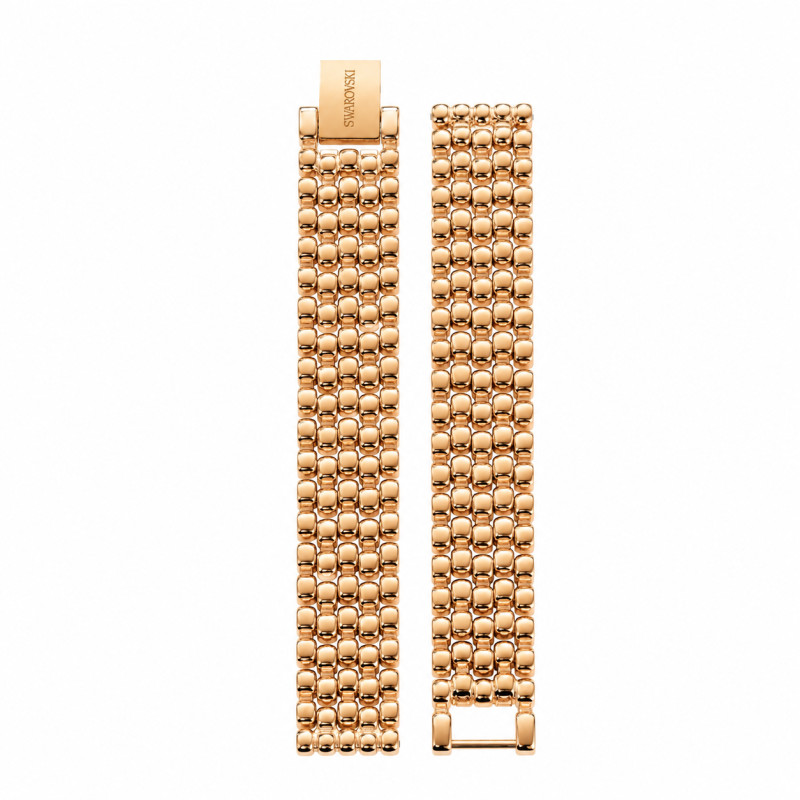 BRACELET MONTRE SWAROVSKI ACIER DORE ROSE