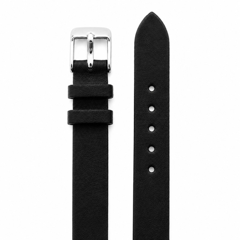 BRACELET MONTRE TED LAPIDUS CUIR NOIR